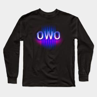 OWO emote Long Sleeve T-Shirt